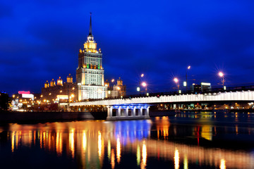Fototapeta na wymiar architecture of the Moscow