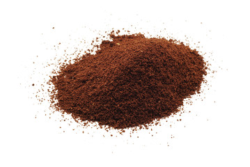 coffee powder isolated