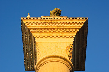 Lion statue in Venice, Italy