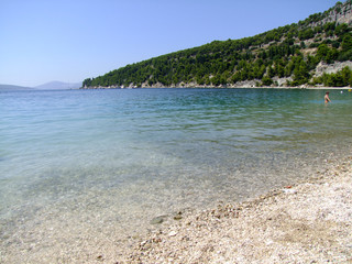 Strand Kasjuni in Split Kroatien