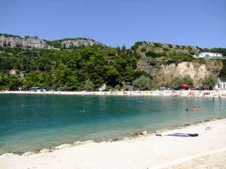 Fototapeta na wymiar Plaża Kasjuni w Split, Chorwacja
