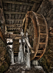 Obraz premium Eismühle