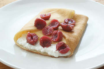 fresh and delicious pancake made for pancake day