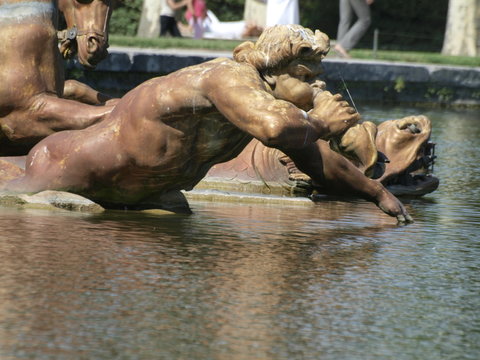 Fuente en el palacio de Versalles