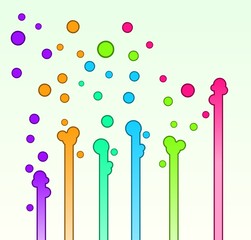 Comic Sweet Abstract Background