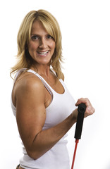 Attractive mature woman