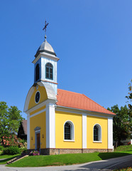 Fototapeta na wymiar Kirche in Rossegg, Steiermark, Österreich