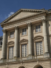 Edificio neoclásico en el Palacio de Versalles