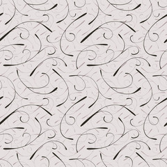 Abstract floral seamless pattern