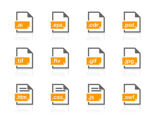 File types icons | Sunshine Hotel series