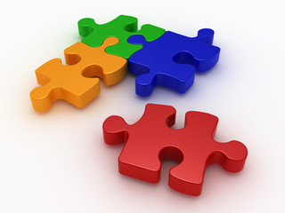 colorful puzzle pieces