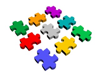nine puzzle piece