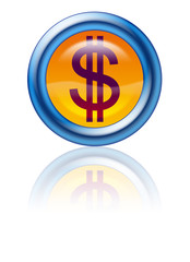 Obraz premium Botão Financeiro