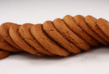isolated biscuits