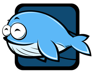 cartoon whale