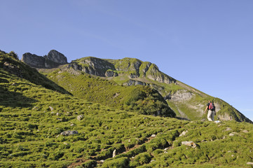 Wanderer am Forstberg