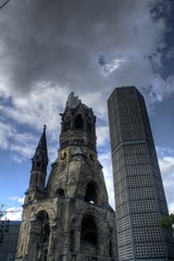 Fototapeta na wymiar Kaiser Wilhelm Gedächrniskirche
