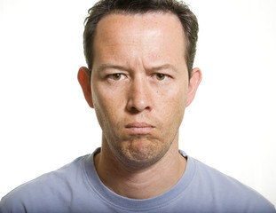 Obraz premium Poważny człowiek