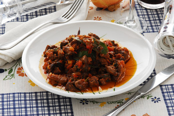 Coratella di cinghiale - Secondi di carne Toscana