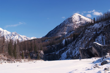 Fototapeta premium Eastern Sayan mountains. Altai.