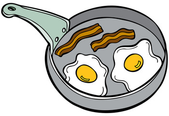 bacon egg pan image