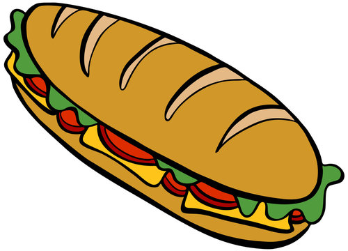 Build A Sub Sandwich Clipart Bundle  Sub sandwiches, Food clipart, Clip art