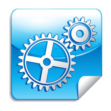 gears blue