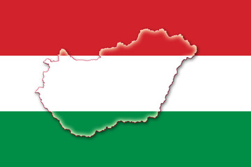 hungary ungarn flag flagge shape