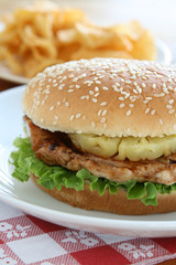 Chicken Teriyaki Burger