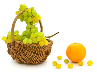 grape and orange