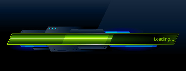 Green progress indicator