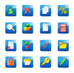WWW accountant icons