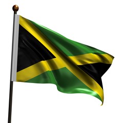 High resolution flag of Jamaica