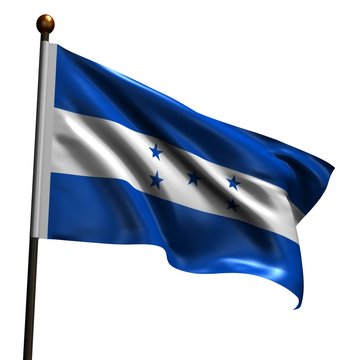High resolution flag of Honduras
