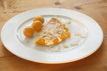 fresh and delicious pancake made for pancake day