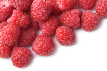 fresh raspberries background
