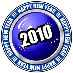 Happy New Year 2010 Vector, Easily Editable.