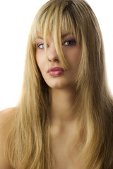 long blond haired girl