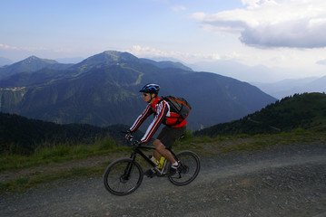 Naklejka premium MTB