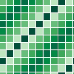 Seamless green tile pattern
