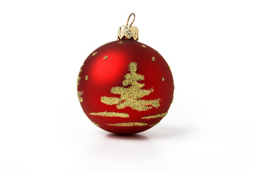 Christbaumkugel rot