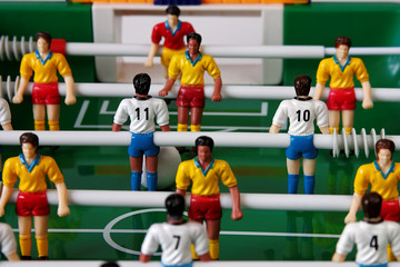 Football toy close-up