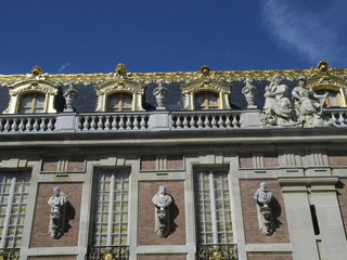 Tejado con pan de oro en el Palacio de Versalles