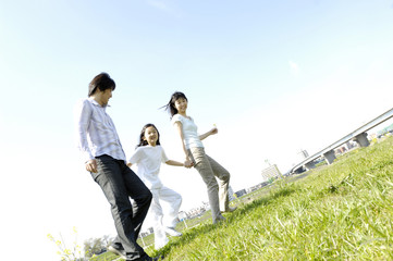 草原のファミリー