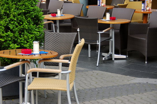 Terrasse de café.