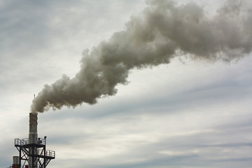 Smoke from the stalk