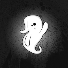 Funny Halloween Ghost
