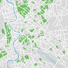 vector map of rome.