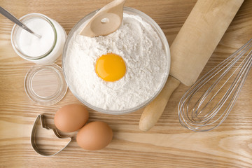 Vorbereitung zum Backen