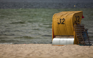 Strandkörbe an der Ostsee